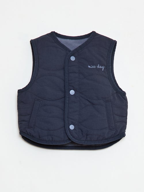 Bodywarmer met fleecevoering - Kiabi