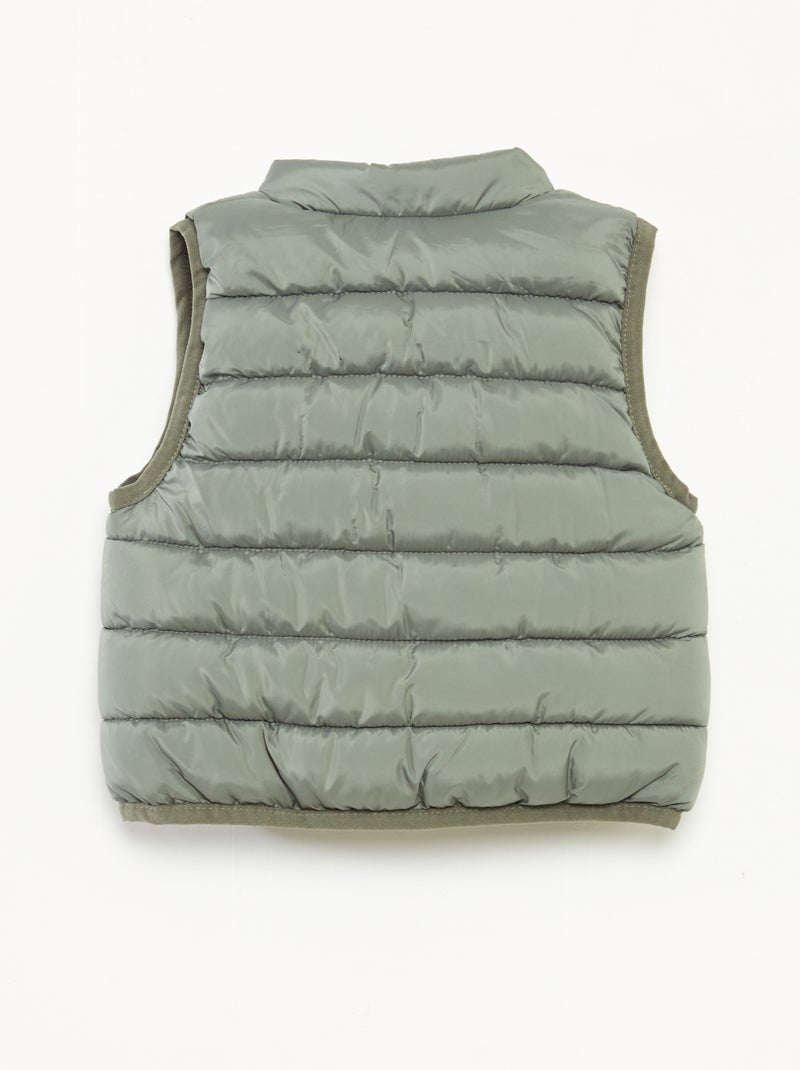 Bodywarmer met ritssluiting Groen - Kiabi