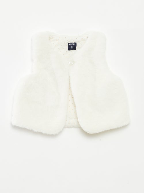 Bodywarmer van imitatiebont - Kiabi