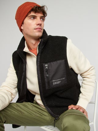 Bodywarmer van sherpa