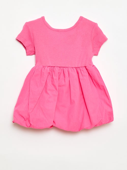 Bolvormige jurk met korte mouwen - Kiabi