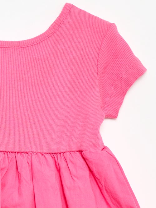 Bolvormige jurk met korte mouwen - Kiabi