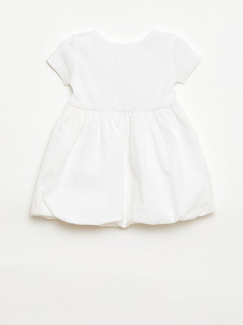 Bolvormige jurk met korte mouwen - Kiabi