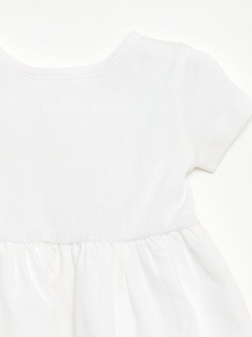 Bolvormige jurk met korte mouwen - Kiabi