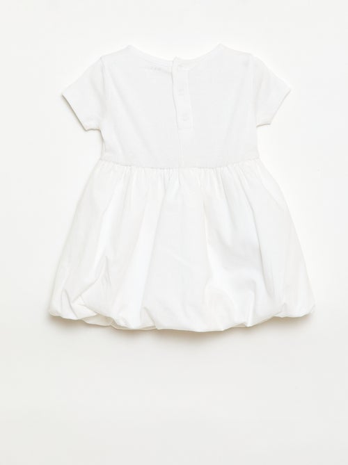 Bolvormige jurk met korte mouwen - Kiabi