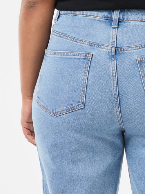 Bootcut-jeans met raw-cut afwerking - Kiabi