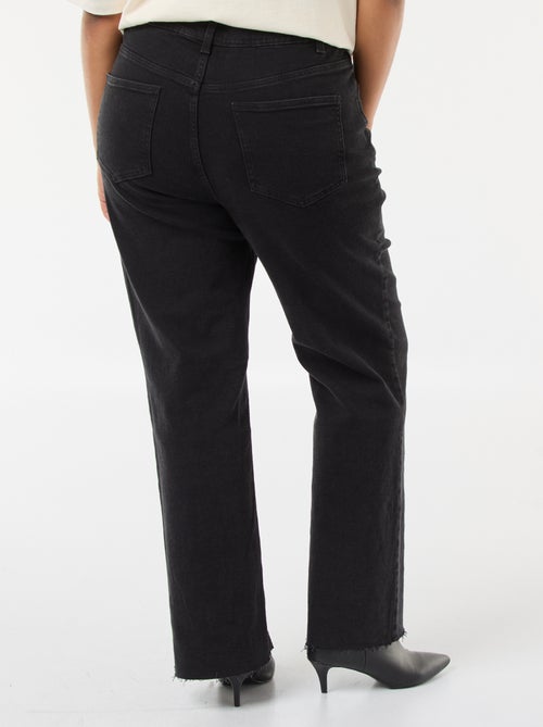 Bootcut-jeans met raw-cut afwerking - Kiabi