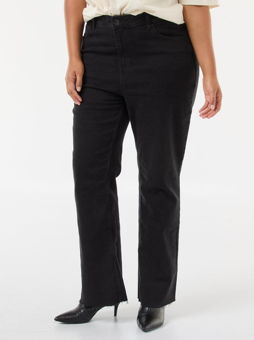 Bootcut-jeans met raw-cut afwerking - Kiabi