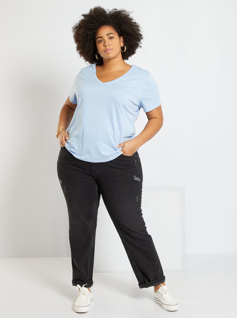 Bootcut jeans ZWART - Kiabi