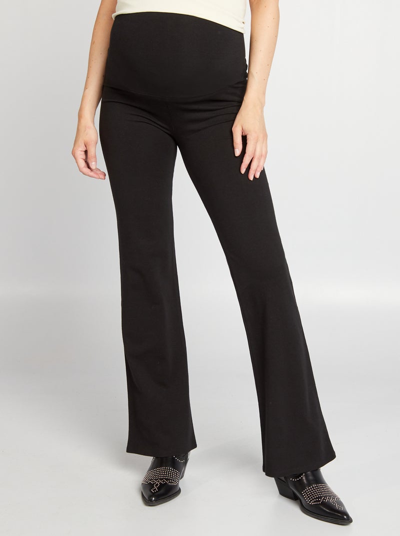 Bootcut zwangerschapslegging zwart - Kiabi