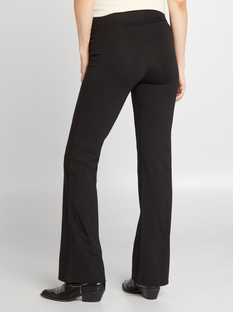 Bootcut zwangerschapslegging zwart - Kiabi