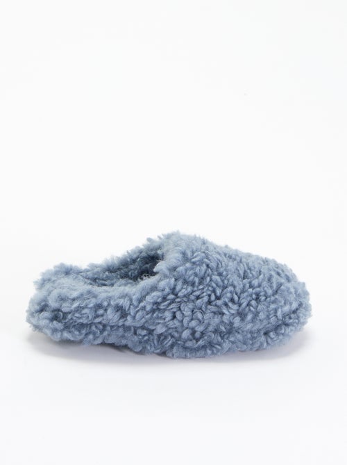 Bootpantoffels met schapenvachteffect - Kiabi Bootpantoffels met schapenvachteffect - Kiabi