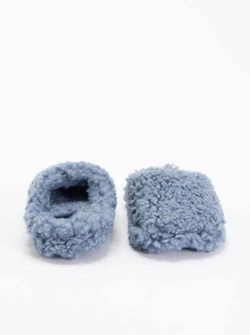 Bootpantoffels met schapenvachteffect - Kiabi Bootpantoffels met schapenvachteffect - Kiabi