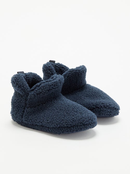 Bootpantoffels met schapenvachteffect - Kiabi Bootpantoffels met schapenvachteffect - Kiabi
