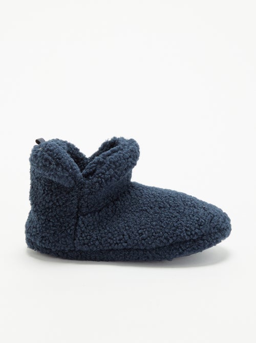Bootpantoffels met schapenvachteffect - Kiabi Bootpantoffels met schapenvachteffect - Kiabi
