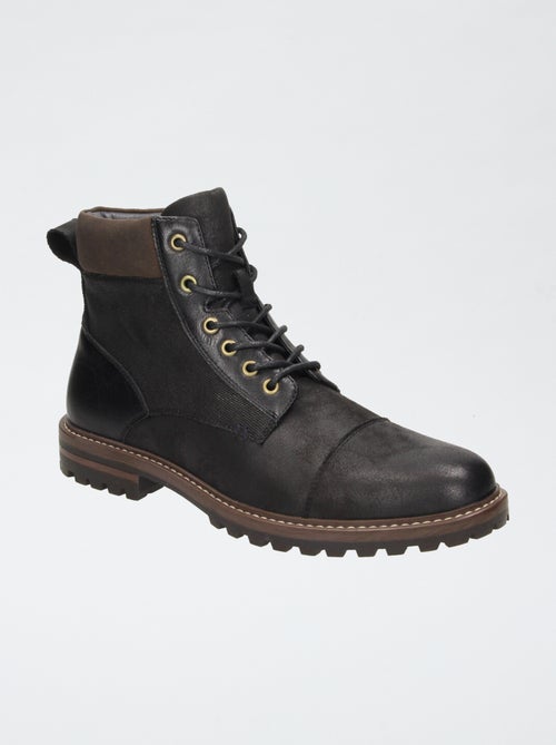 Boots met gekartelde zool - Kiabi Boots met gekartelde zool - Kiabi