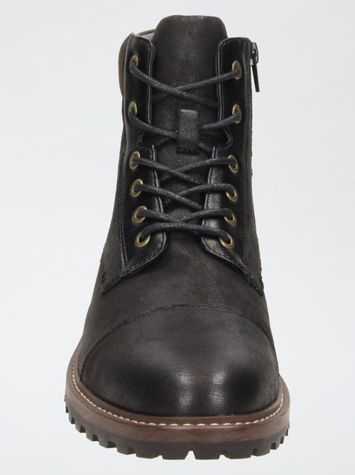 Boots met gekartelde zool - Kiabi Boots met gekartelde zool - Kiabi