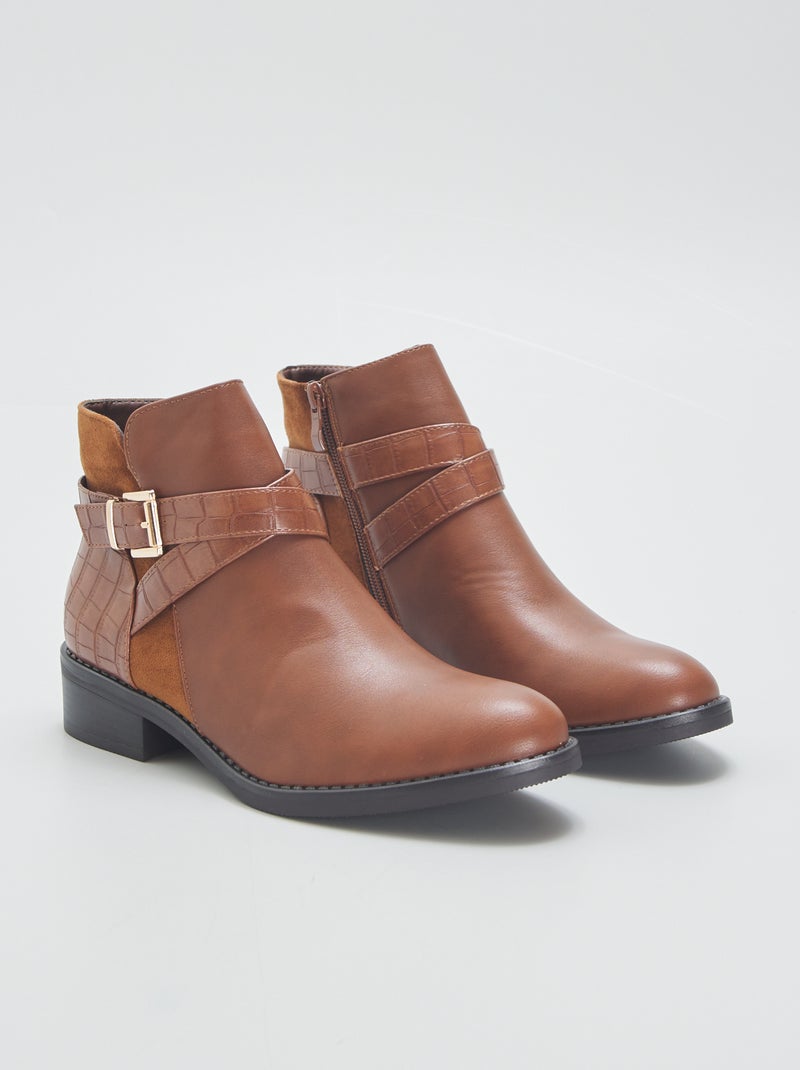Boots met gespen BIEGE - Kiabi