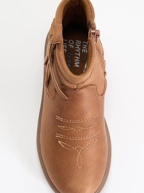 Boots met suèdelook - Kiabi Boots met suèdelook - Kiabi