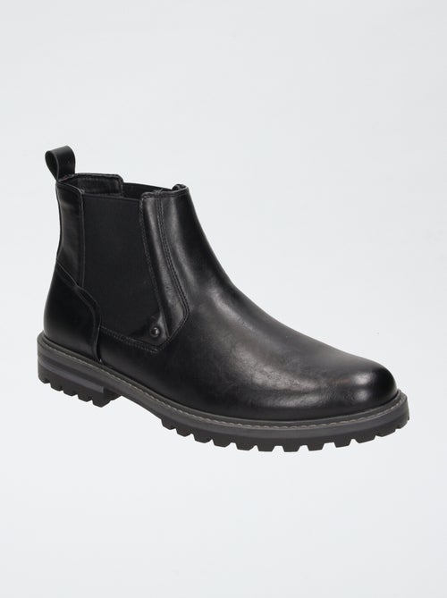 Boots van imitatieleer - Kiabi Boots van imitatieleer - Kiabi