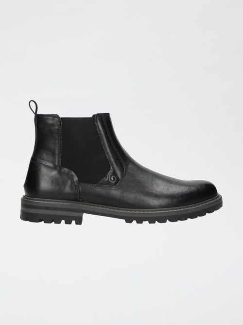 Boots van imitatieleer - Kiabi Boots van imitatieleer - Kiabi