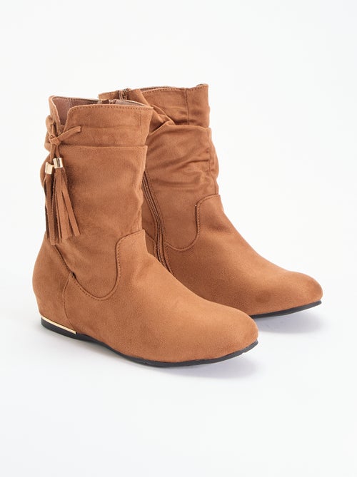 Boots van suèdine - Kiabi