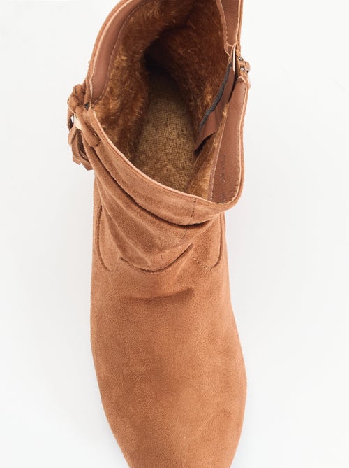 Boots van suèdine - Kiabi