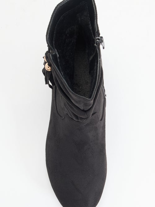 Boots van suèdine - Kiabi