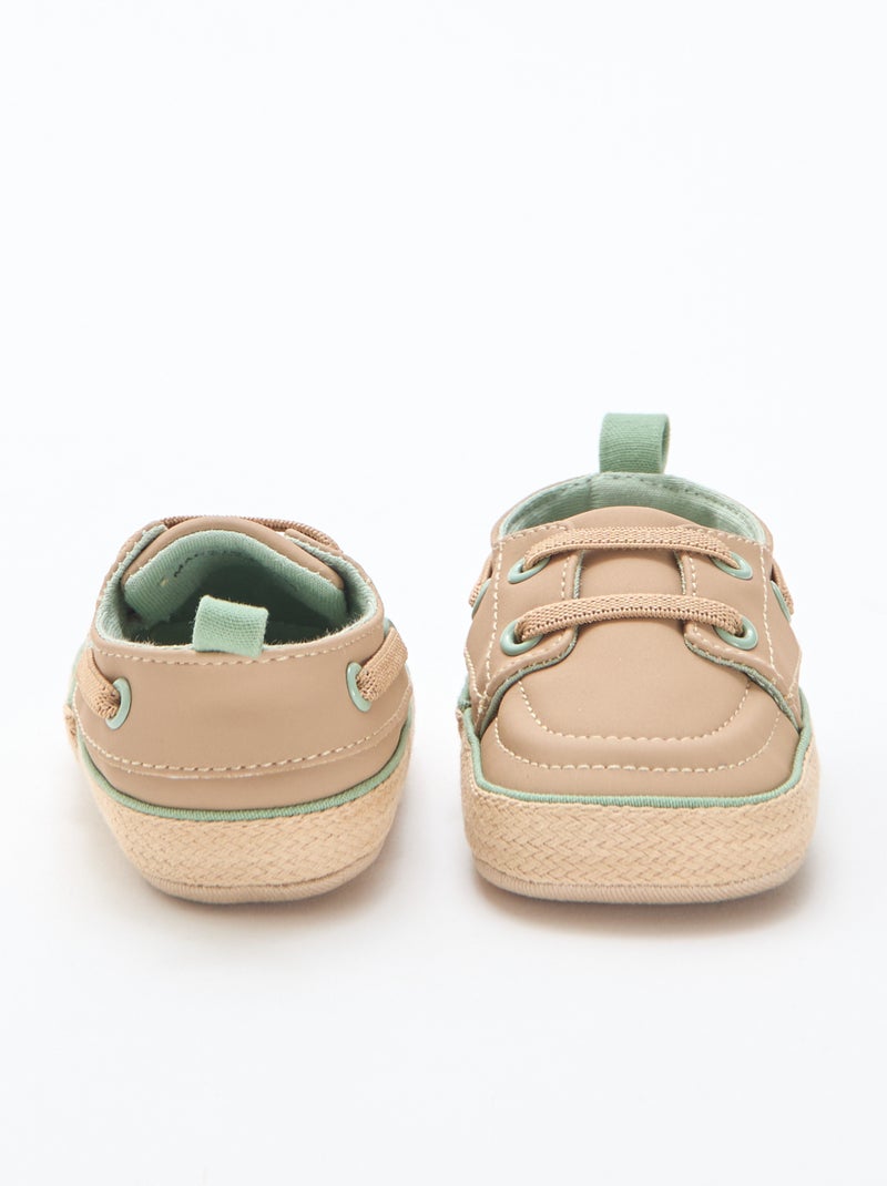 Bootschoenen van imitatieleer Biege - Kiabi