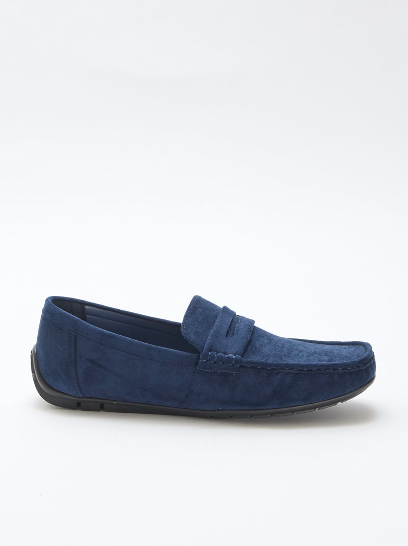 Bootschoenen van suèdine Blauw - Kiabi