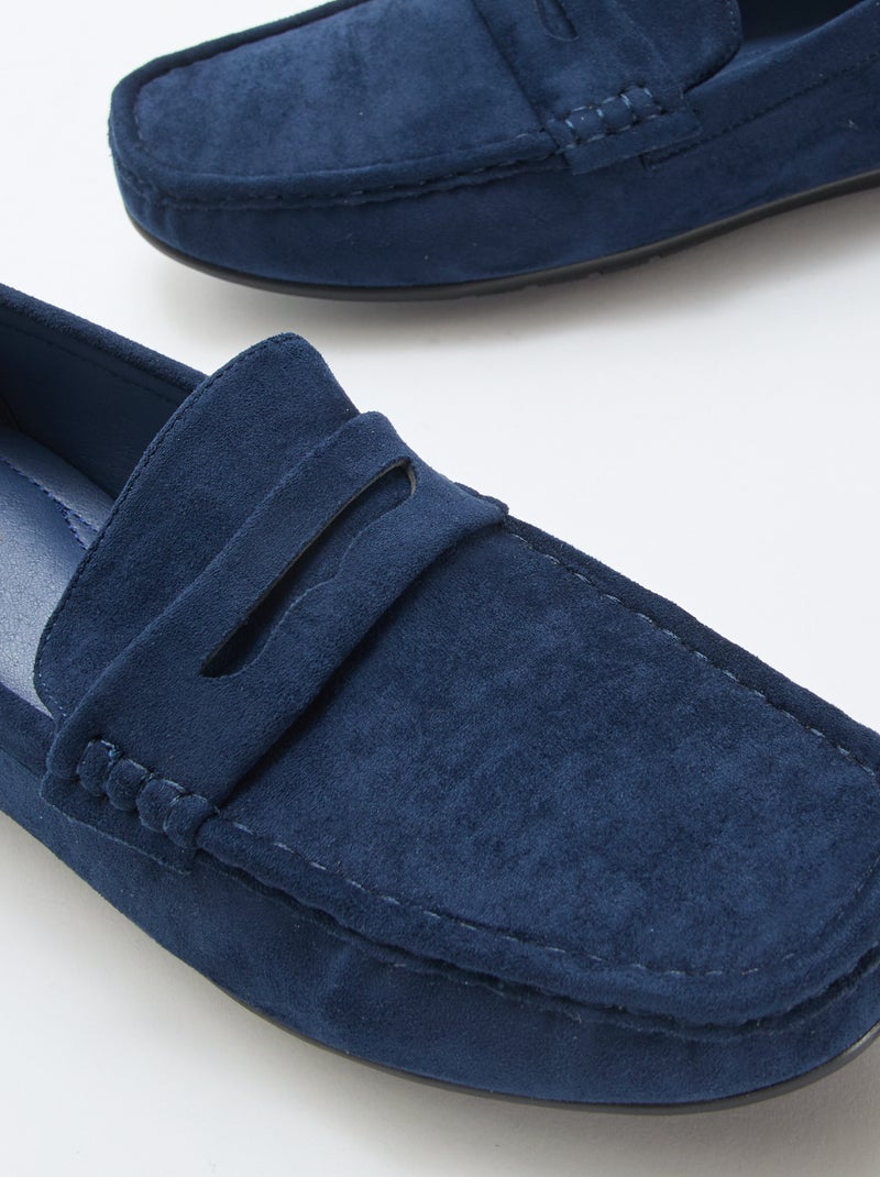 Bootschoenen van suèdine Blauw - Kiabi
