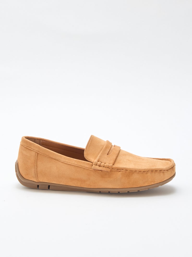 Bootschoenen van suèdine Bruin - Kiabi