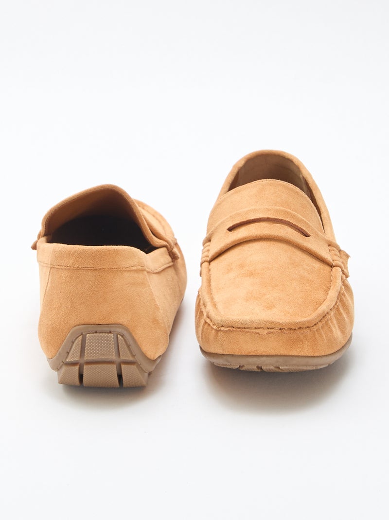Bootschoenen van suèdine Bruin - Kiabi