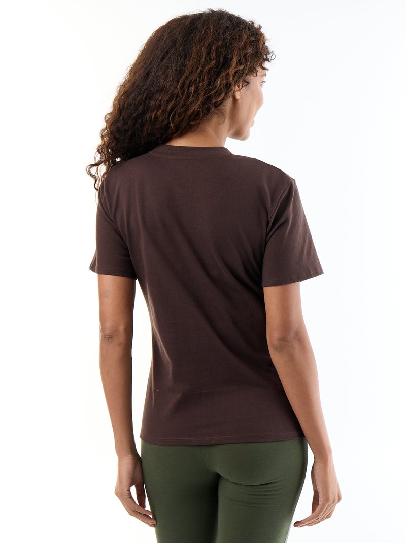 Borstvoeding T-shirt Bruin - Kiabi