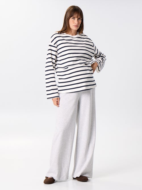 Borstvoeding T-shirt met lange mouwen - Kiabi Borstvoeding T-shirt met lange mouwen - Kiabi