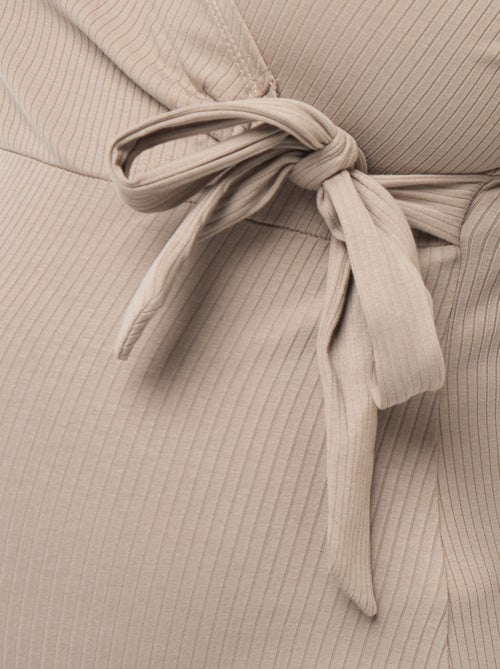 Borstvoedings-T-shirt met overslag - Kiabi