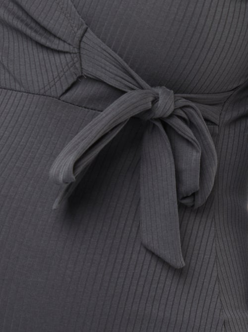 Borstvoedings-T-shirt met overslag - Kiabi