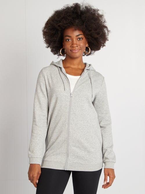 Borstvoedingshoodie met rits - Kiabi