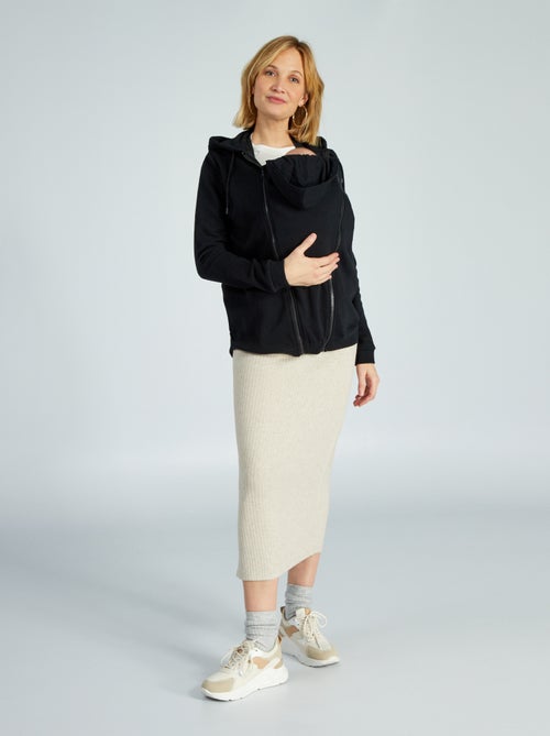 Borstvoedingshoodie met rits - Kiabi