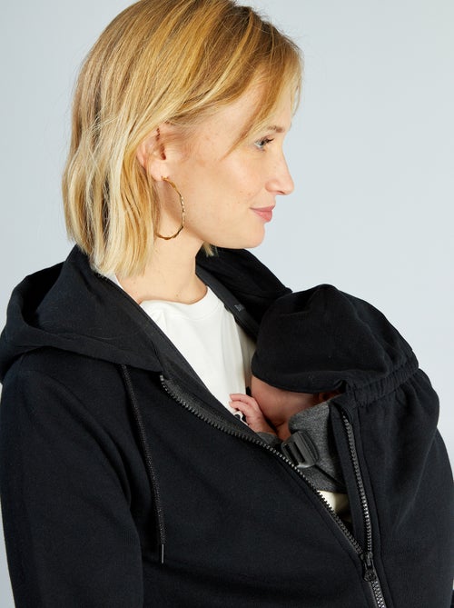 Borstvoedingshoodie met rits - Kiabi