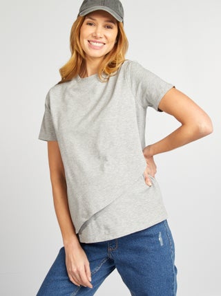 Borstvoedingsshirt - wikkelmodel