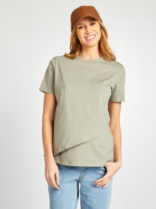 Borstvoedingsshirt - wikkelmodel