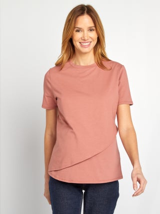 Borstvoedingsshirt - wikkelmodel