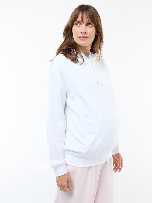 Borstvoedingssweater met capuchon - Kiabi