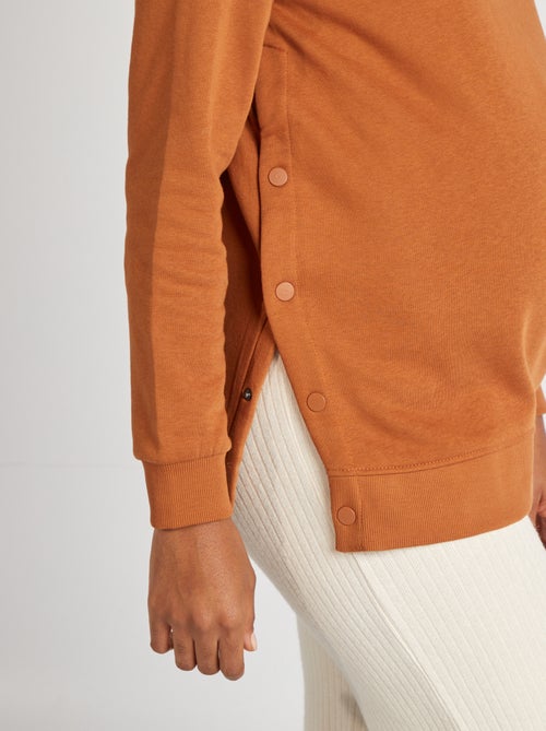 Borstvoedingssweater met print - Kiabi