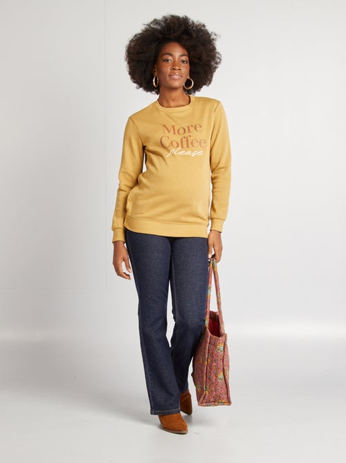 Borstvoedingssweater met print - Kiabi