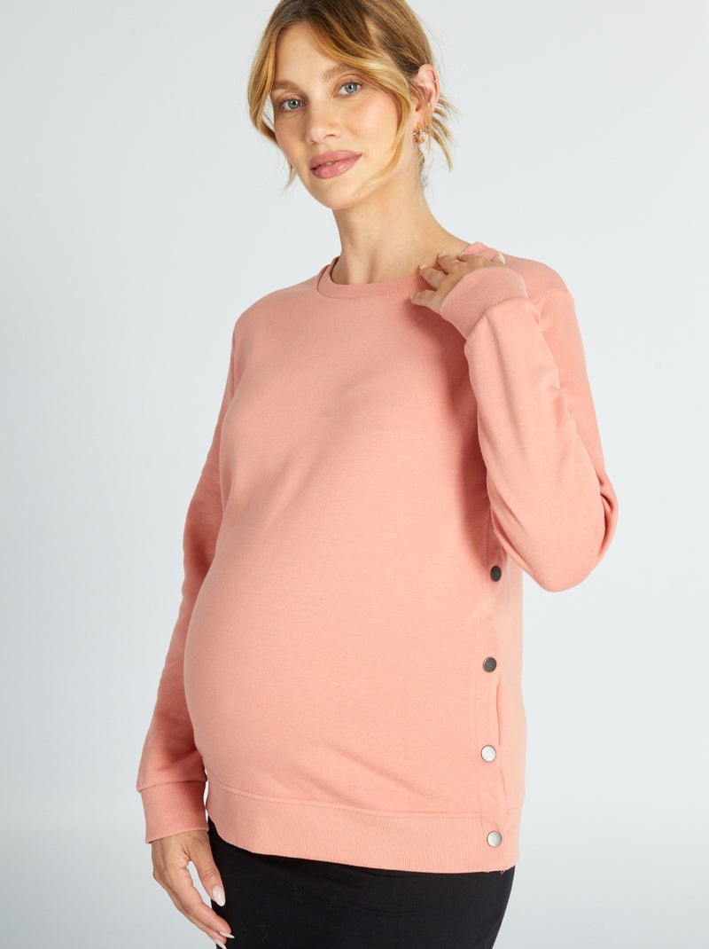 Borstvoedingssweater ORANJE - Kiabi