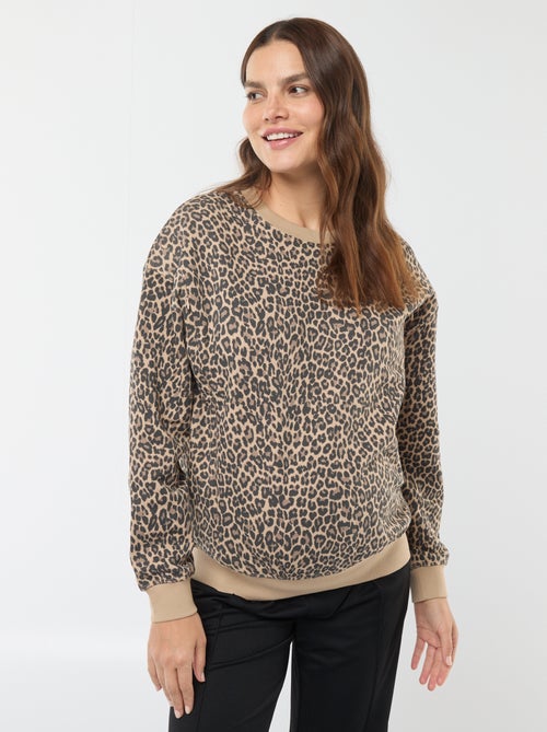 Borstvoedingssweater van joggingstof - Kiabi