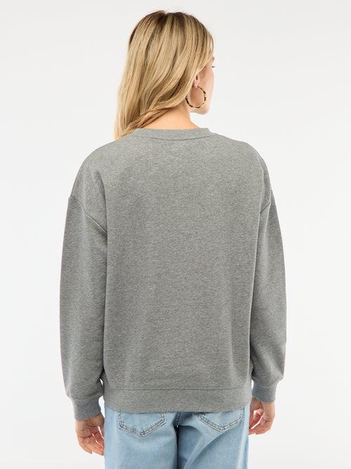 Borstvoedingssweater van joggingstof - Kiabi Borstvoedingssweater van joggingstof - Kiabi