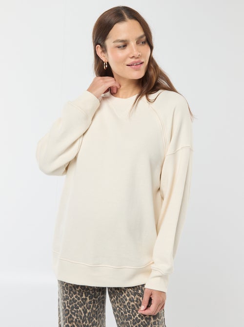 Borstvoedingssweater van joggingstof - Kiabi